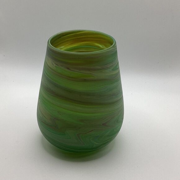 Hebron Phoenician Glass Artwork Candle Holder Tumbler Handmade Decoration - Picture 1 of 4